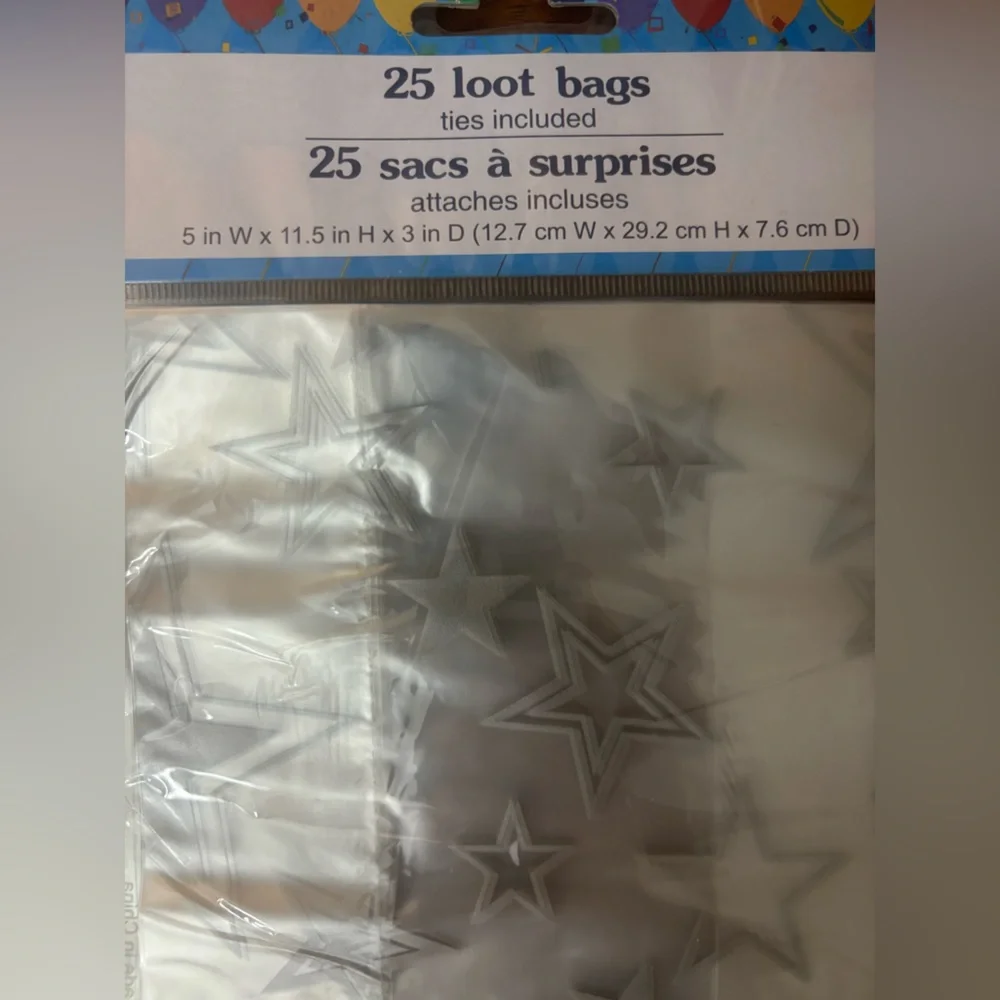 65 bags total Bundle of three Loot Bags.